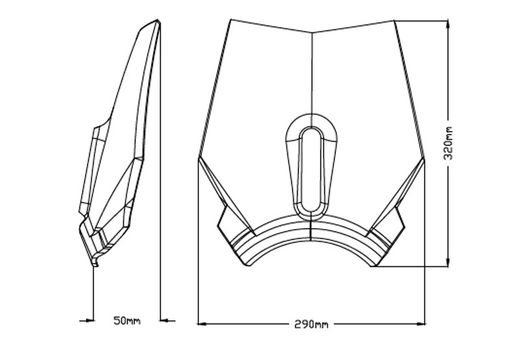 Husqvarna VITPILEN 701 17>21 Parabrisas Sport