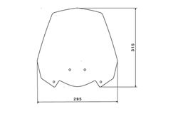 KTM 690 ENDURO R/SMC R 19> Parabrisas Sport