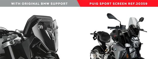 BMW F900R 19> Parabrisas Naked New Generation Sport (20359)