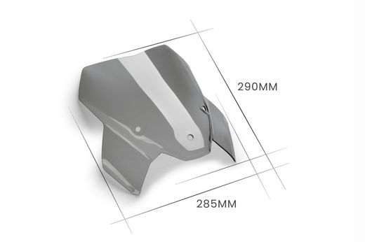 BMW S1000R 21> Parabrisas New Sport + soportes