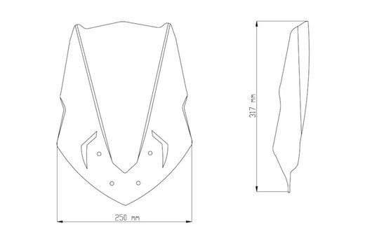 Cupula Sports yamaha MT-125 14>19