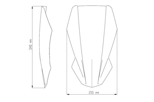 Kawasaki Z650 17>19 Parabrisas Sport