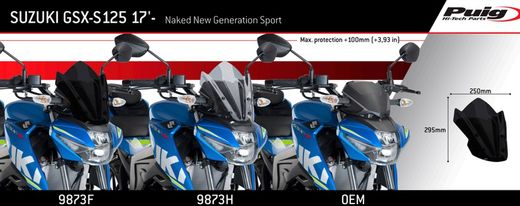 Suzuki GSX-S125 17>21 Parabrisas Sport