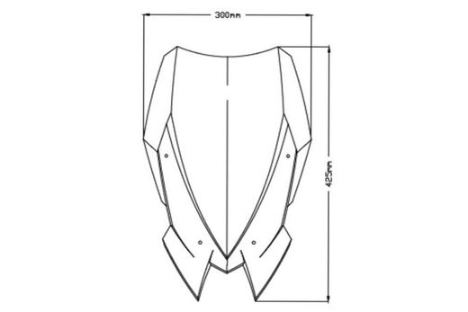 Kawasaki Z900 / SE 20> Parabrisas Sport