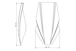 Kawasaki Z650 17>19 Parabrisas Touring