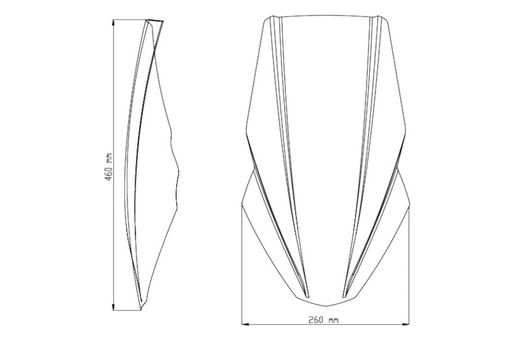 Kawasaki Z650 17>19 Parabrisas Touring