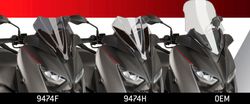 XMAX 125-300-400 18'/300 17> PARABRIS V-TECHLINE SPORT