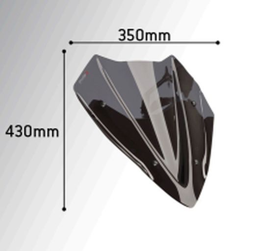 XMAX 125-300-400 18'/300 17> PARABRIS V-TECHLINE SPORT