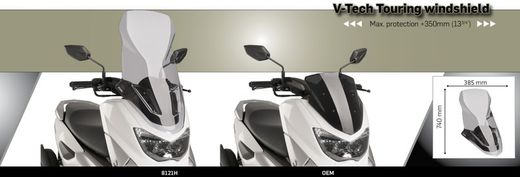 Cupula V-TECH Touring YAMAHA NMAX 125 15>20