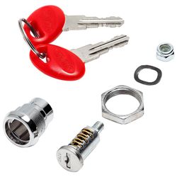 Recambio bombin cerradura con llave para maletas Shad