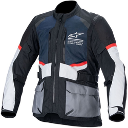 Chaqueta Alpinestars Andes V4 Air Drystar | Azul/Negro/Gris | Protecciones Nivel 1 | Impermeable | Forro Drystar® Desmontable