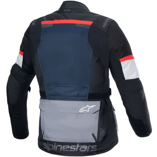 Chaqueta Alpinestars Andes V4 Air Drystar | Azul/Negro/Gris | Protecciones Nivel 1 | Impermeable | Forro Drystar® Desmontable