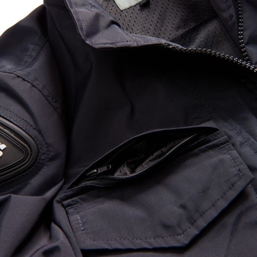 Chaqueta de Moto Blauer Ethan | Tejido Impermeable | Protecciones CE Nivel 2 | All-Season | Azul