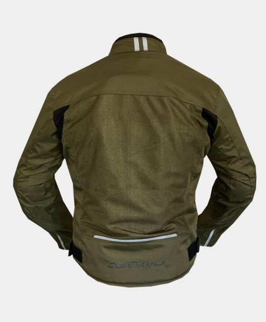 Chaqueta de hombre perforada Quartemile Tracer  Man Verde