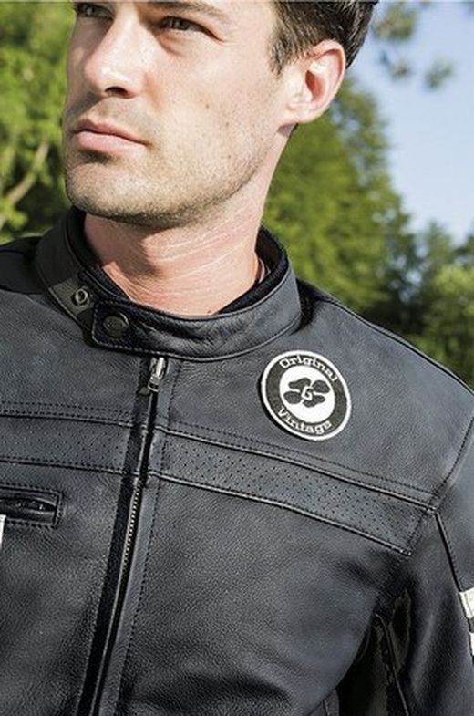 Chaqueta garibaldi moka racer vintage hombre