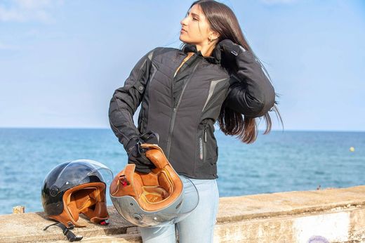 Chaqueta Moto Garibaldi Fly-R Lady Textil Impermeable