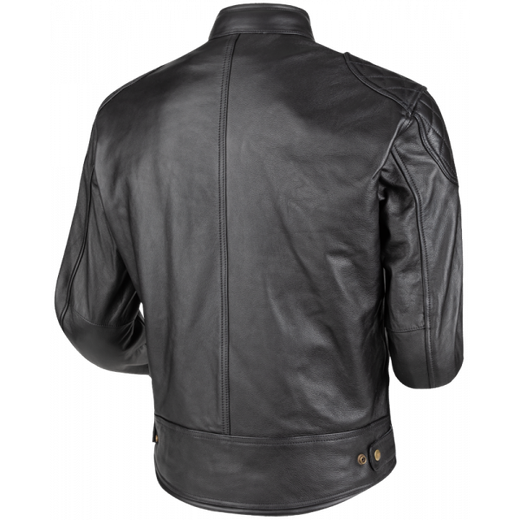 Chaqueta de Moto Piel Race 2 Negro | Uso 12 Meses | Piel Bovina | Térmica Desmontable | Protecciones Nivel 2 | Homologación AA