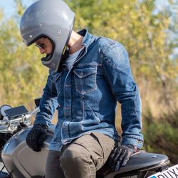 Chaqueta vaquera de moto PMJ West Unisex