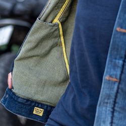 Chaqueta vaquera de moto PMJ West Unisex