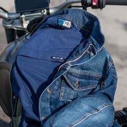 Chaqueta vaquera de moto PMJ West Unisex