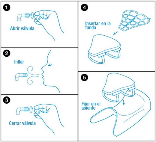 Cojín inflable asiento moto COMFORTAIR ADVENTURE / SPORT