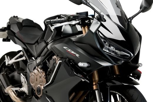 CONJUNTO DE ALERONES PARA HONDA CBR650R 21'- C/NEG