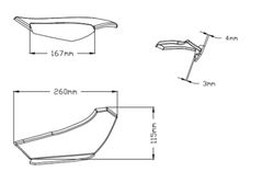 Kawasaki NINJA 650 17>19 Conjunto alerones