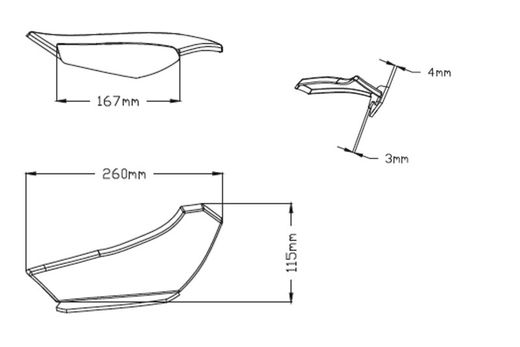 Kawasaki NINJA 650 17>19 Conjunto alerones