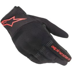Guantes alpinestars copper gloves black red fluor