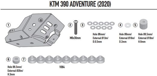 Cubrecarter KTM 390 Adventure (20 > 23)