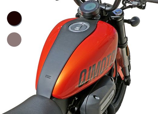 Cubredepósito piel QJ Motor SRV 300