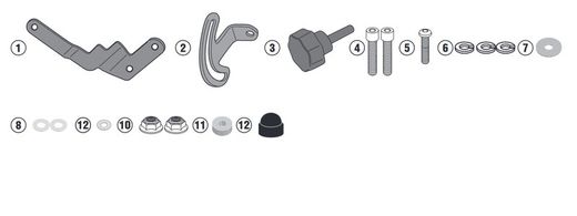 Cúpula completa Givi  BMW R 1250 GS Adventure (19 > 21)