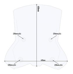 Parabrisas completo Givi KTM Adventure 390/790/890 19>