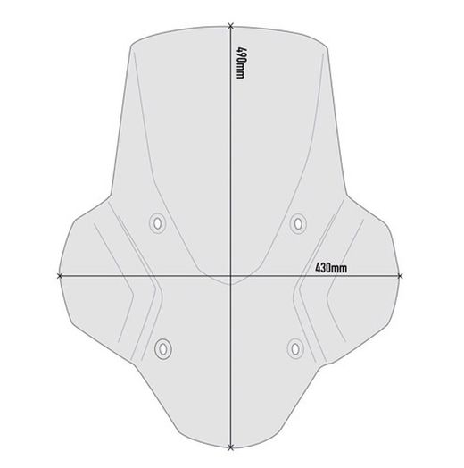 Parabrisas completo ahumado bmw F900XR 20>24 givi d5137s