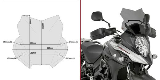 Cupula ahumada suzuki  dl 650 v-strom  17>21