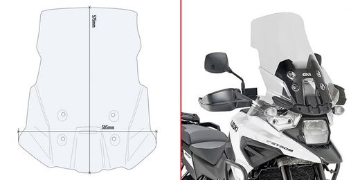 Cupula SUZUKI V-STROM 1050 (20>23) / V-STROM 1050 XT (20>23)