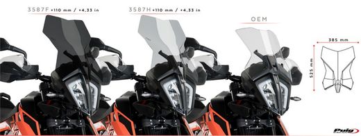CUPULA TOURING KTM 790 19>21 /890  21> ADVENTURE