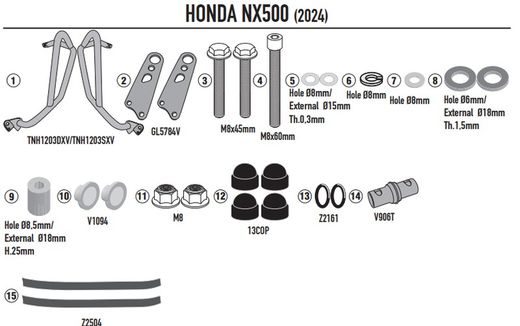 Defensa Alta Honda Nx 500 24>