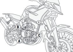 Defensas de motor BMW F 900 GS 24> Givi