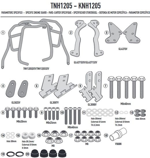 Defensas de motor CRF1100L Africa Twin Adventure Sports (24)