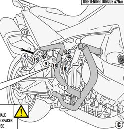 Defensas de motor KTM 890SMT 23>