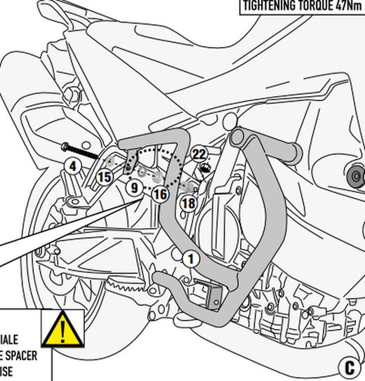 Defensas de motor KTM 890SMT 23>