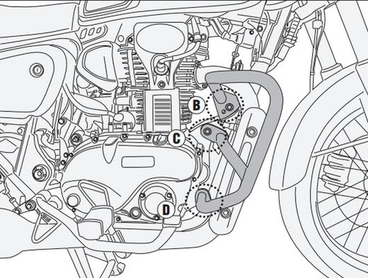 Defensas de motor tubular IMPERIALE 400 a??o 2020