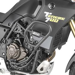 Defensas de motor tubular  700 21>, negro