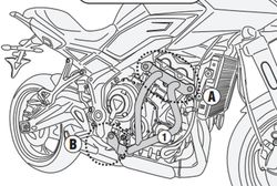 Defensas de motor tubular Triumph Tiger Sport 660 22>