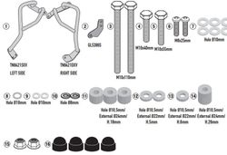 Defensas de motor tubular Triumph Tiger Sport 660 22>
