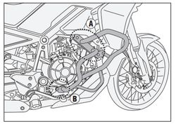 Defensa motor Aprilia Tuareg 660 (21 > 23)