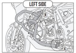 Defensa motor Aprilia Tuareg 660 (21 > 23)