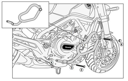 Defensas motor Leoncino 500 / Leoncino 500 Trail (17 > 23)
