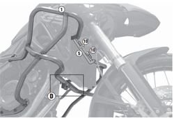Defensas motor bmw f 650/700/800 gs 08>17